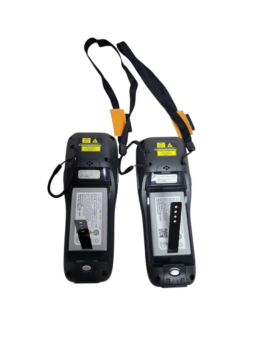 Lot of 2x Datalogic Memor X3 Barcode Scanners w/ 1x Single Slot Dock, READ _