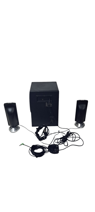 Cyber Acoustics CA-3602 Desktop Computer Speaker Sound System Subwoofer Contr