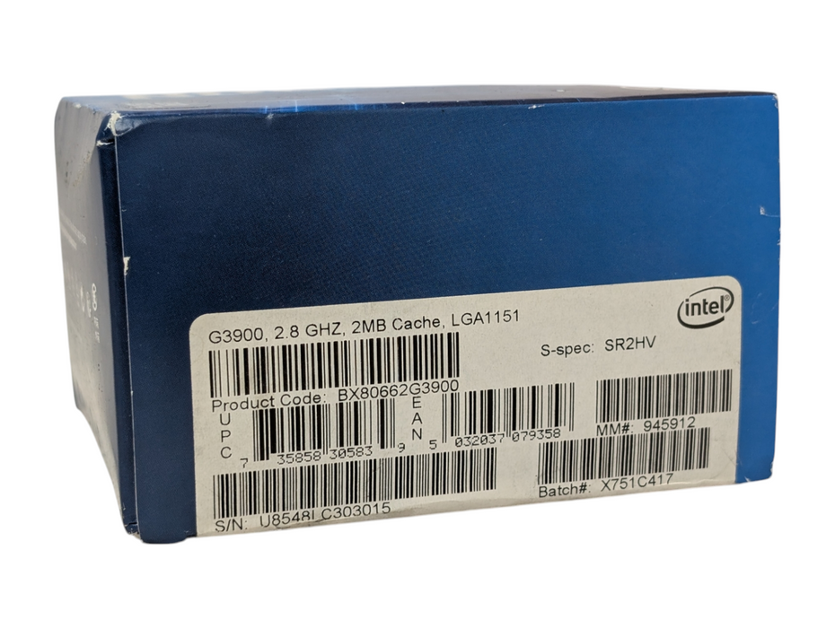 Intel Celeron G3900 LGA1151 Desktop Processor  -