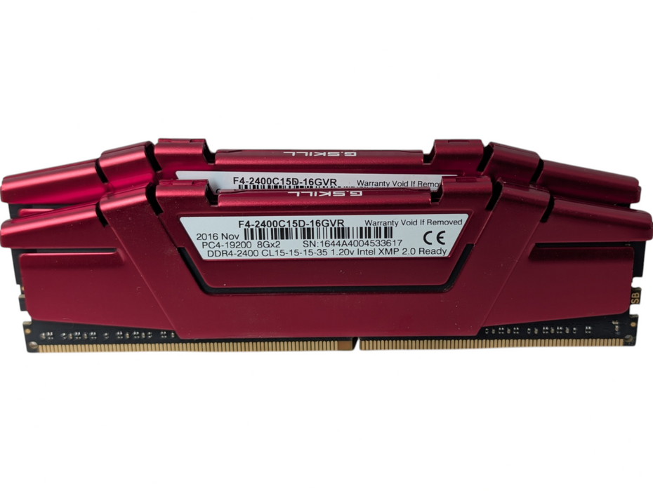 G.Skill Ripjaws V DDR4 16GB Kit Gaming Desktop Memory RAM F4-2400C15D-16GVR Q-
