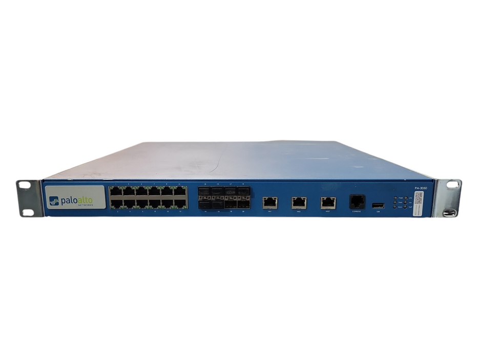 Palo Alto Networks PA-3050 20-Port Security Firewall Appliance w/ Rack Ears