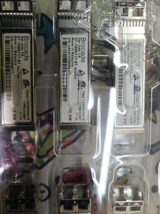 Lot 10x Brocade 57-1000332-01 32G LWL SFP28 10km1310nm Duplex Transceiver