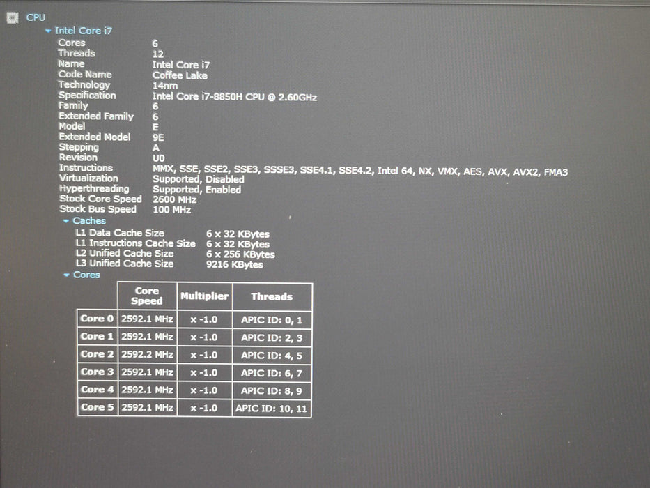 Dell Precision 7730 i7-8850H 32GB DDR4 Quadro P4200 512GB SSD  β Lap200
