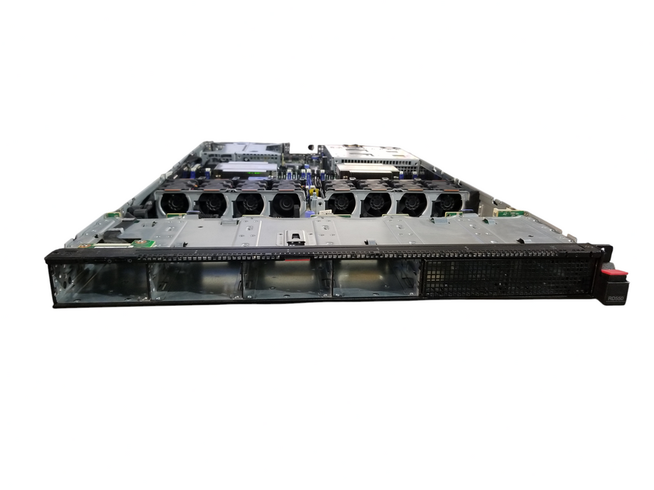 Lenovo ThinkServer RD550 2x Xeon E5-2630v3 RAID 510i/ Powers On - For Parts