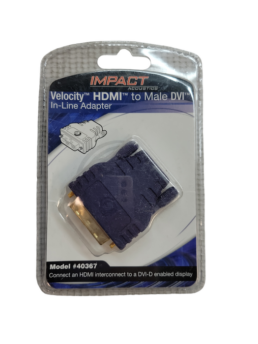 Velocity HDMI to Make DVI In-Line Adapter Q%