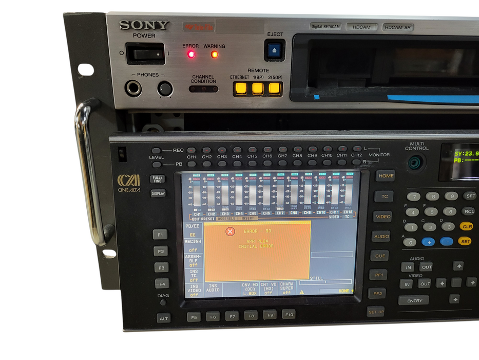 Sony SRW-5000 HD CAM SR Digital Video Recorder READ $