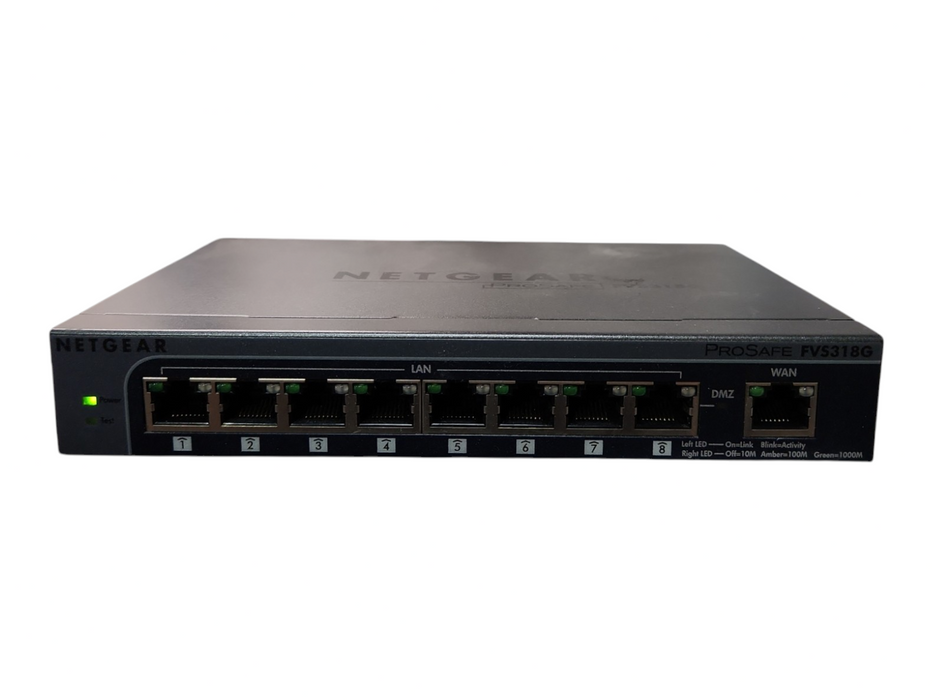 Netgear FVS318G ProSafe 8-port Business-class Gigabit VPN Firewall w/ PWR