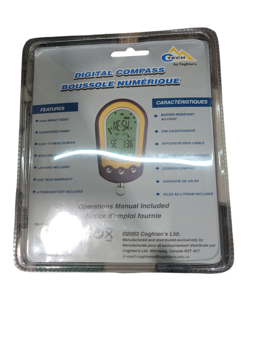 Lot 12x Coghlans CTech Big Screen Digital Compass