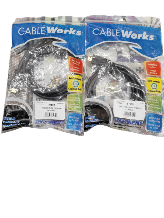 LOT of 4x- HDMI Cable
