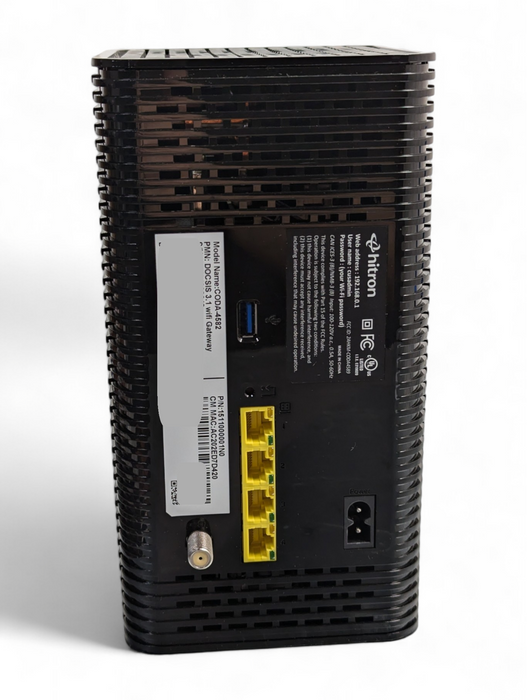 Hitron Coda-4582-ONE MDC DOCSIS 3.1 Cable Modem Router -