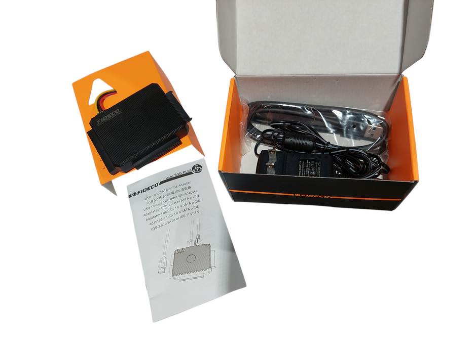 Fideco Model: S3G-PL03  USB 3.0 to SATA & IDE Cable =