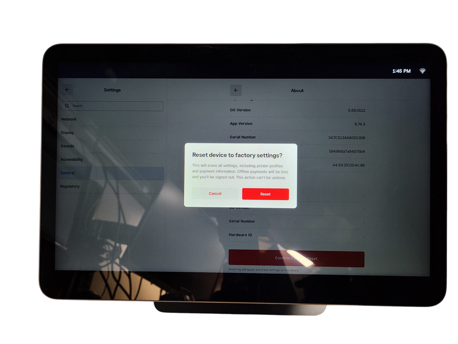 Square Register POS System Dual Display SPS1-01 READ $
