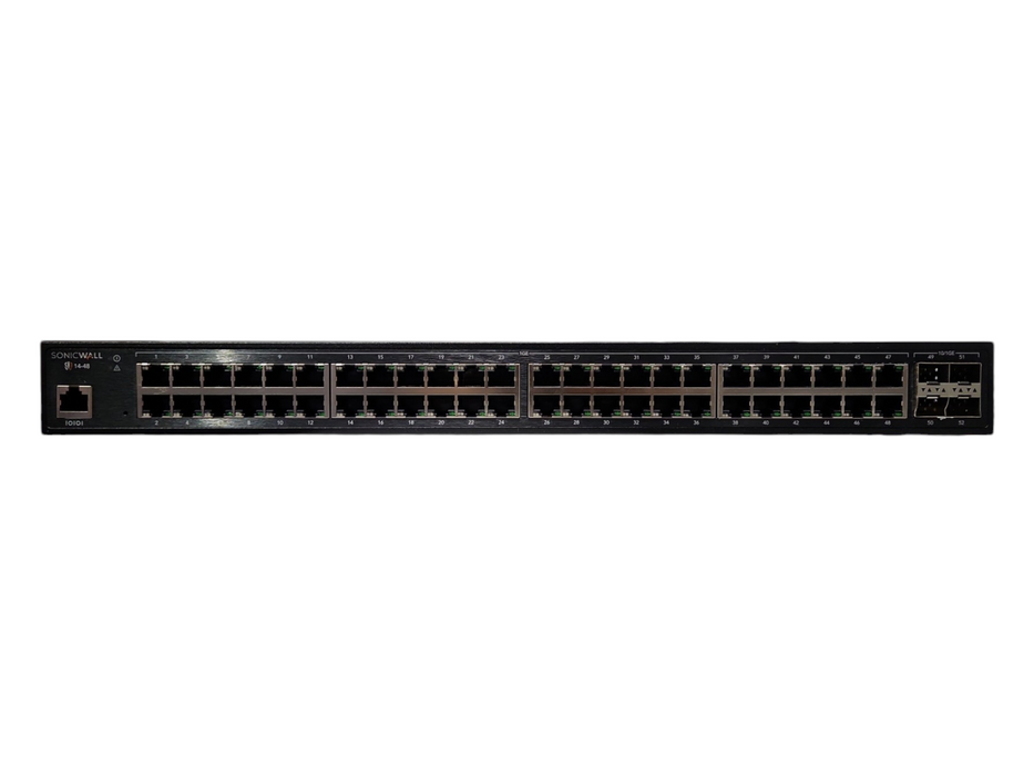 SonicWall SWS14-48 Network Switch, Model: 1RK46-0E6