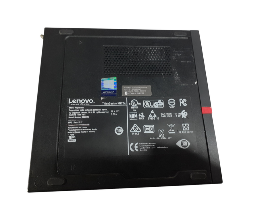 Lenovo ThinkCentre M720q i5-8400 @ 1.70GHz 16GB DDR4 256GB NVMe