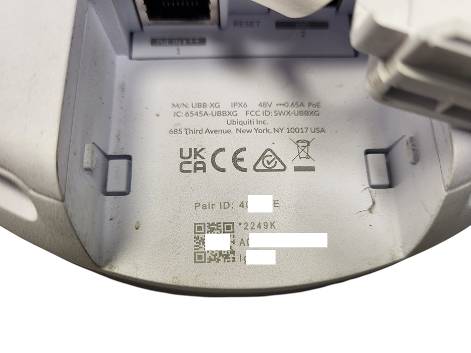 Pair Of Ubiquiti UniFi UBB-XG 60GHz Building-to-Building PtP Bridge Unit $