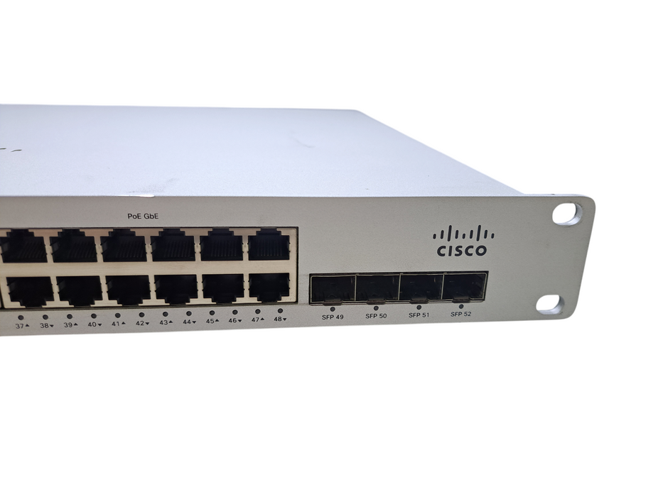 Meraki MS220-48FP-HW | 48-Port Gigabit PoE Cloud Managed Switch UNCLAIMED