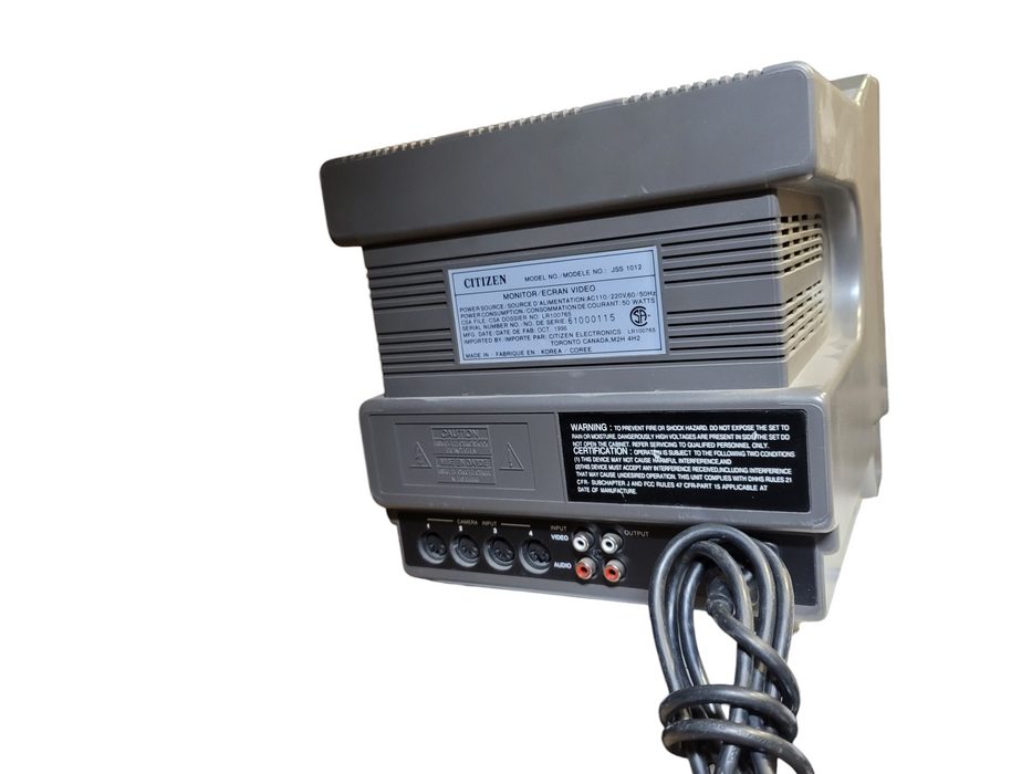 Citizen B&W Monitor JSS 1012 β