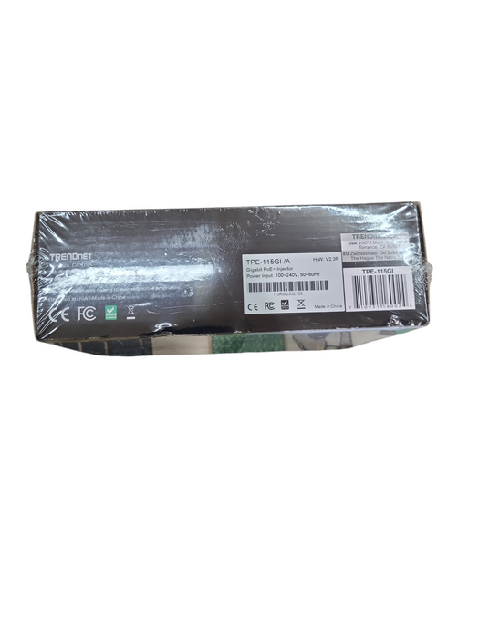 TRENDnet TPE-115GI /A PoE+ Full Duplex Gigabit Injector - New Sealed