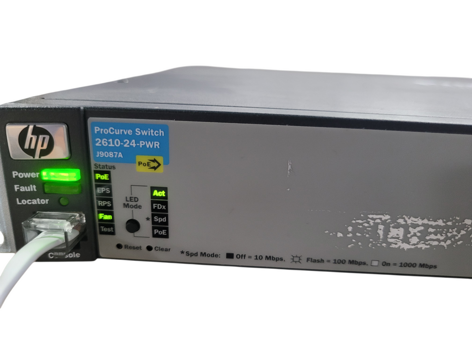 HP ProCurve Switch 2610-24-PWR J9087A 24 Port Fast Ethernet PoE Switch