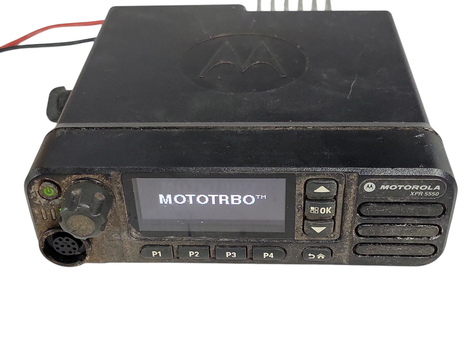 Motorola XPR5550 AAM28QNN9KA1AN mobile radio, READ Q_