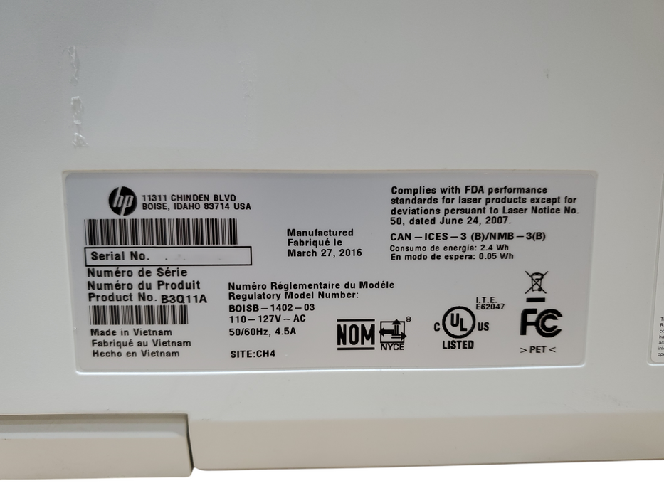 HP Color LaserJet Pro MFP M277dw Printer - No Toner *READ*