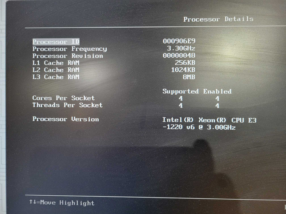 Lenovo System x3250 M6 1U 4x3.5", Xeon E3-1220v6 3.00GHz, 64GB RAM, 1xPSU !