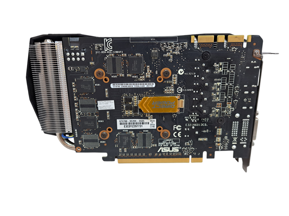 ASUS NVIDIA GeForce GTX 760 2GB GDDR5 Graphics Card | GTX760-DC2OC-2GD5 )