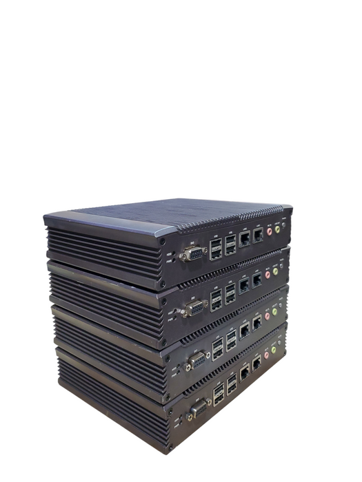 LOT 4x Lanner Electronics LEC-7020D SFF Digital Signage PC [AS-IS]