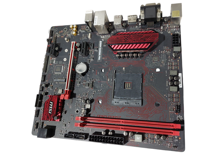 MSI B350M Gaming Pro Motherboard AMD , No CPU , No Ram =