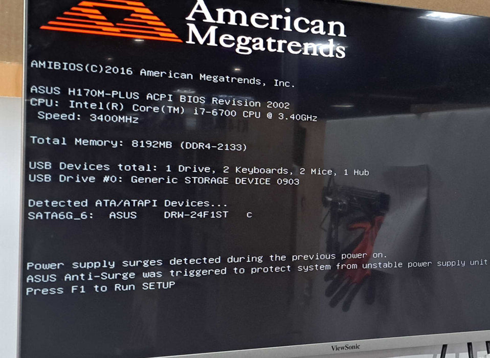 Custom PC i7-6700 CPU|8GB DDR4|256GB NVMe|H170M-PLUS