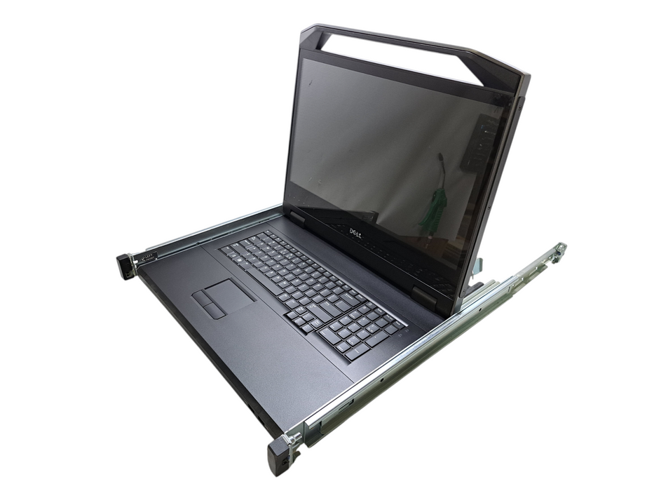 Dell DKMMLED185-G01 18.5" Rackmount LED Monitor Console w/ Rails & Cables )