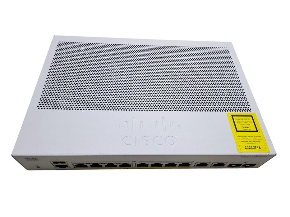 Cisco C1000-8P-E-2G-L V02 | 8-Port Gigabit PoE+ 2x Combo Port Switch *READ )
