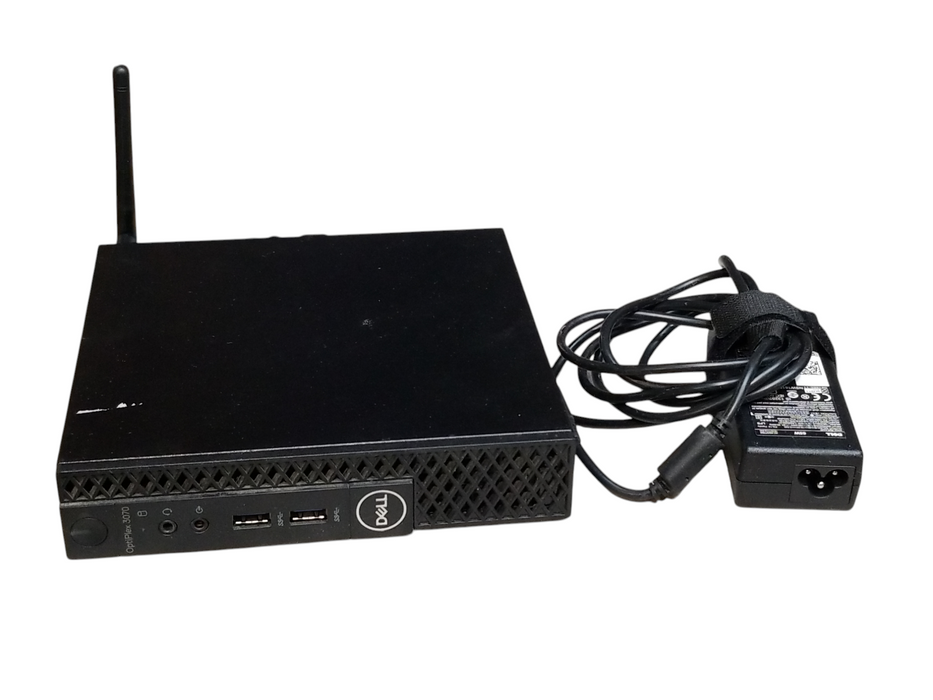 Dell OptiPlex 3070 USFF Intel i5-9500T CPU 8GB RAM 256GB NVMe 65W Ac Q