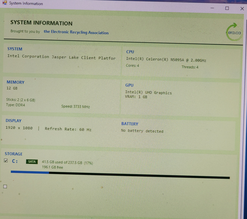 Ace Magician AK2 PRO Celeron @2.0GHz 12GB DDR4 256 SSD