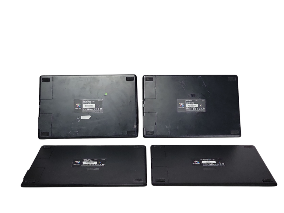 Lot of 4x Wacom PTH-650 PTH-650/K Intuos 5 touch Pen Tablet, No PEN, READ _