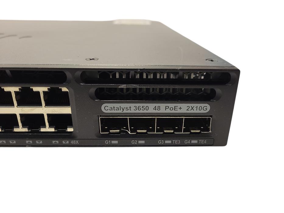 Cisco WS-C3650-48FD-S | 48-Port Gigabit PoE+ 2X10G Network Switch Q$