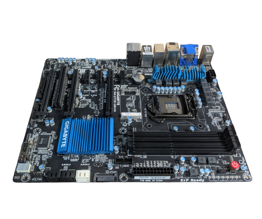 Gigabyte GA-Z77X-UD3H | No CPU/RAM/HDD | Desktop Motherboard | No Shield