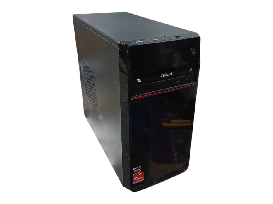 Custom PC, ASUS PRIME A320M-K, Ryzen 7 2700X, 16GB DDR4, 256GB NVMe, 1050Ti