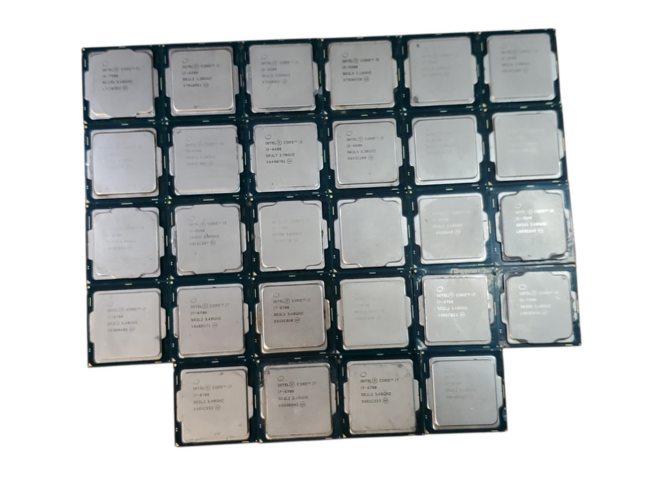 Lot of 118x, 6th to 9th Gen i-series Desktop CPUs (CPU69-39)