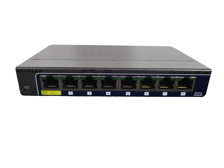 NETGEAR ProSafe GS108Tv2 GS108T Smart Switch 8-Port Gigabit !