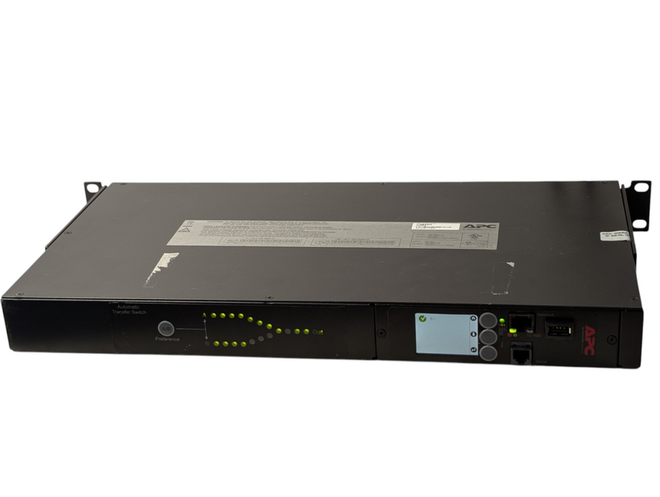 APC AP4450 10-Outlet Automatic Transfer Switch PDU 120V Rackmount -