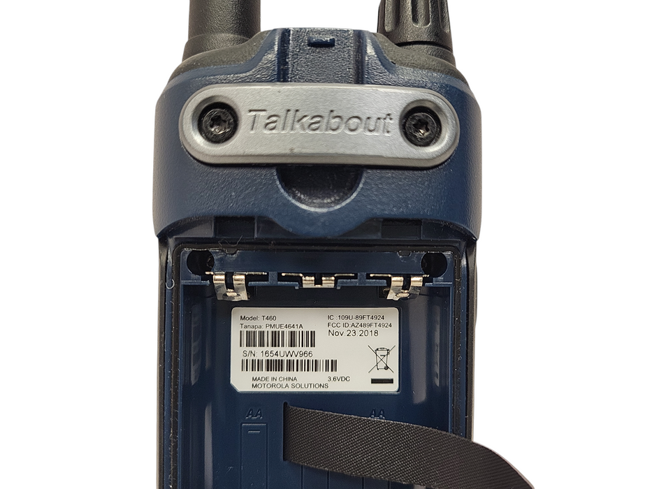 Motorola Talkabout T460 Rechargeable Two-Way Radio Q$