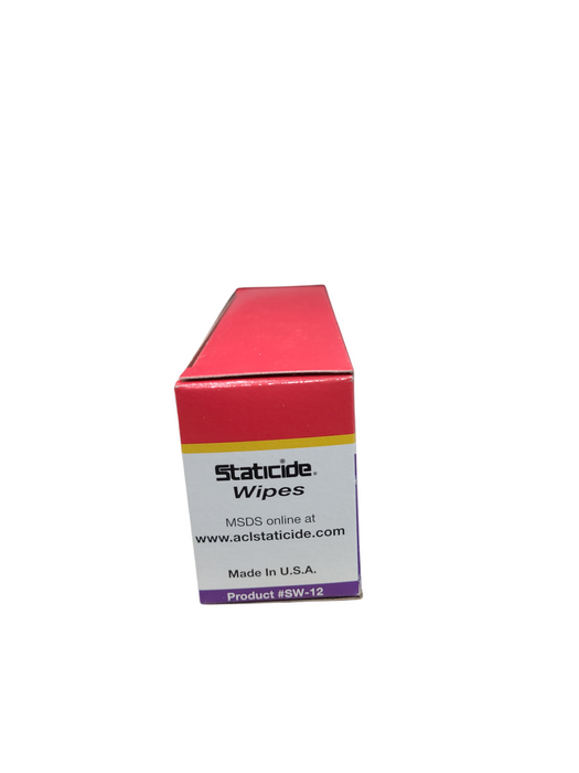 LOT 6x ACL Staticide SW12 - Anti-Static Wipes 5" X 8", Pack of 24