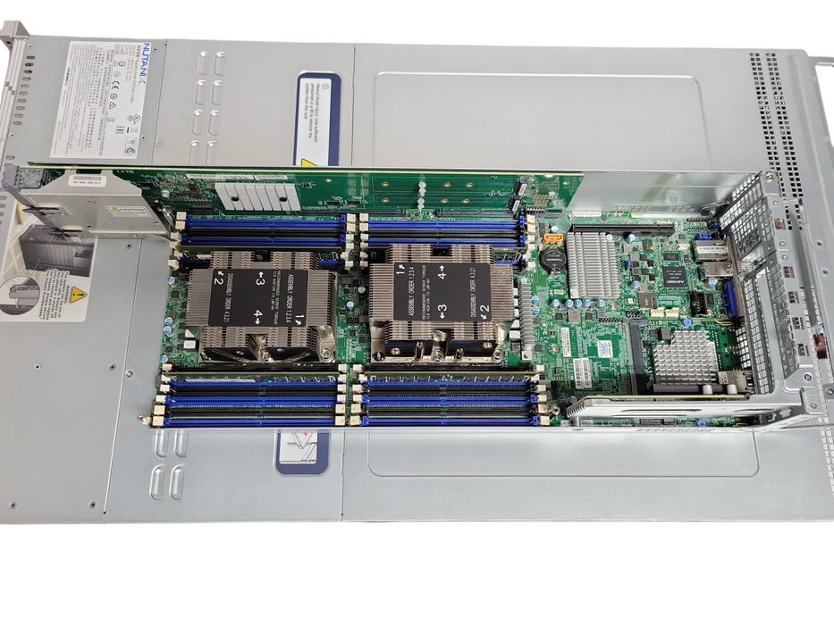 Nutanix NXS2U2NL12G600 2x Nodes, 4x Xeon Gold 5120, 128GB DDR4, 5x 8TB SAS _