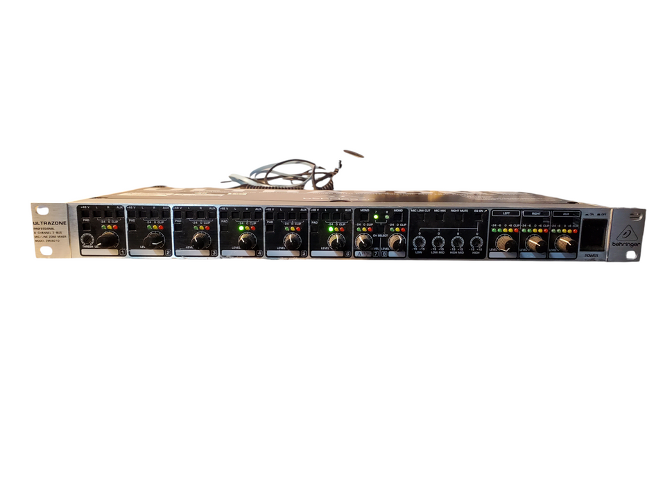 Behringer ZMX 8210 UltraZone Professional 8-Channel 3-Bus Mic/Line Mixer