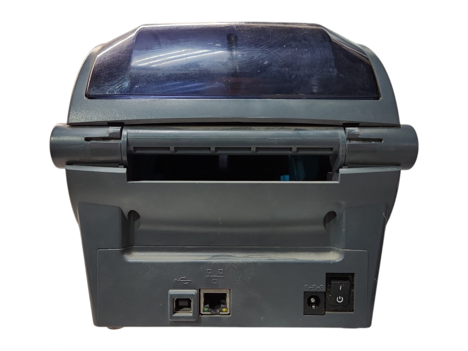 Zebra GK420t Thermal Label Printer, GK42-102210-000 w/ Power Adapter