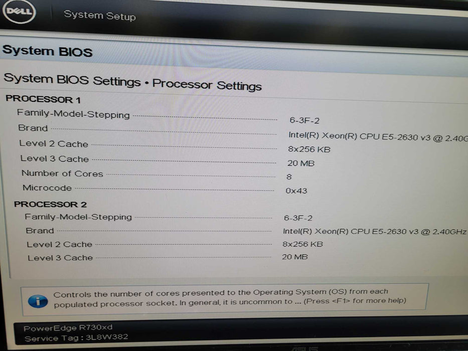 Dell PE R730xd - 2x Xeon E5-2630 v3 32GB DDR4 PERC H330 Mini 2x750W PSU %