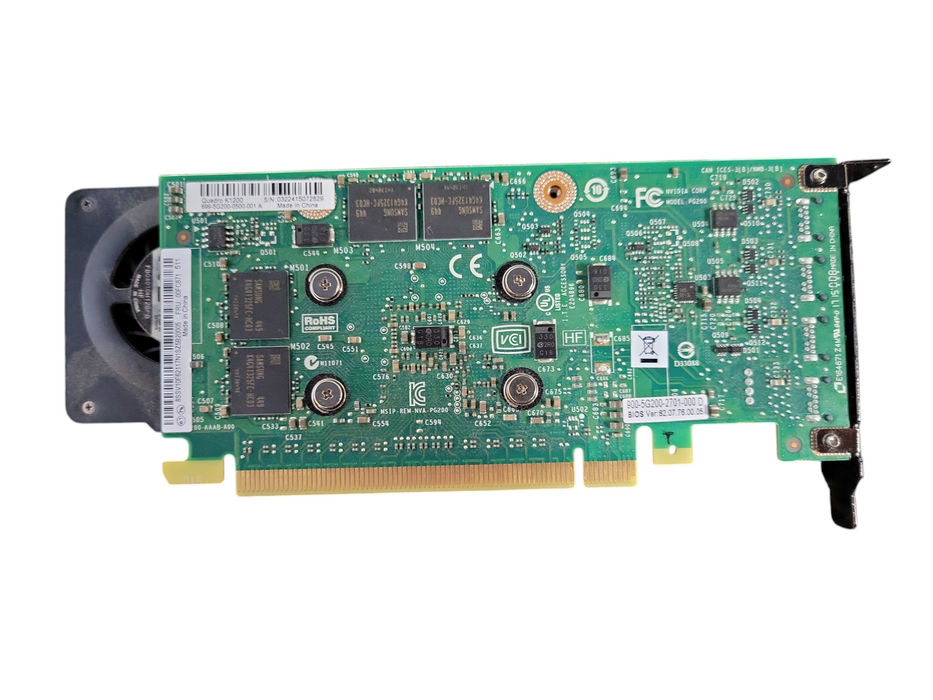 NVIDIA Quadro K1200 4GB GDDR5 Low Profile Graphics Card | 4x Mini DP !