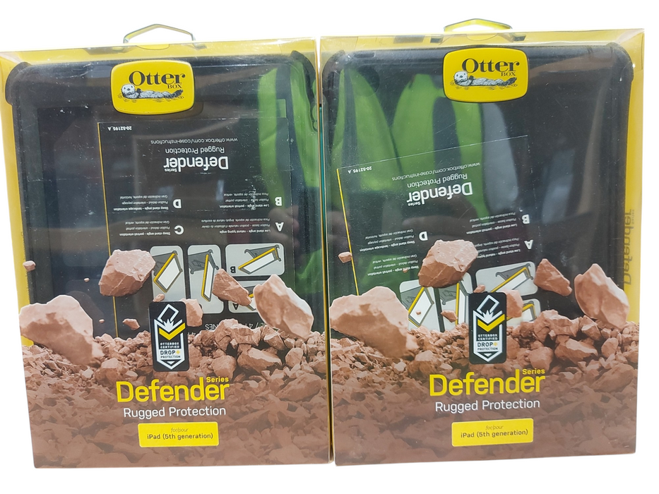 Lot 2x OTTERBOX DEFENDER SERIES DEFENDER RUGGED PROTECTION FOR IPAD 5TH