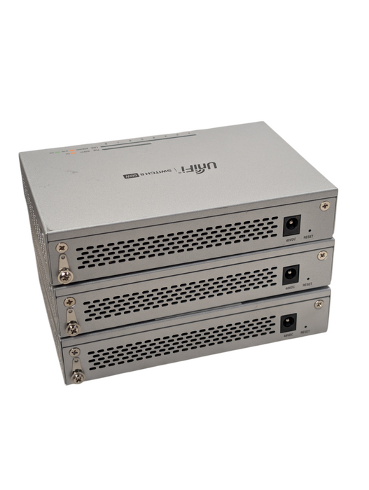 Lot of 3x Ubiquiti UniFi 8-Port Managed Gigabit 802.3af PoE US-8-60W -